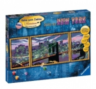 Joc / Jucărie Ravensburger Malen nach Zahlen 28951 - Skyline von New York - ab 14 Jahren 