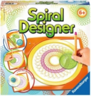 Joc / Jucărie Ravensburger Spiral-Designer, Zeichnen lernen für Kinder ab 6 Jahren, Kreatives Zeichen-Set für farbenfrohe Spiralbilder und Mandalas 