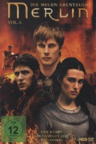 Video Die neuen Abenteuer von Merlin. Staffel.6, 3 DVDs Angel Coulby