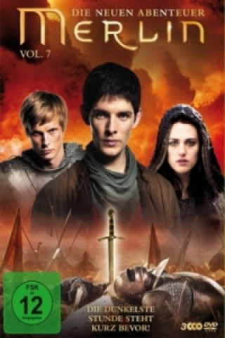 Wideo Die neuen Abenteuer von Merlin. Staffel.7, 3 DVDs Colin Morgan