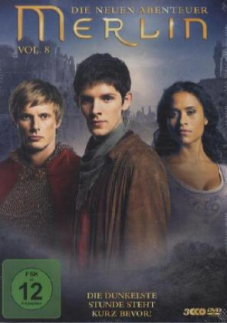 Videoclip Die neuen Abenteuer von Merlin. Staffel.8, 3 DVDs Ed Fraiman