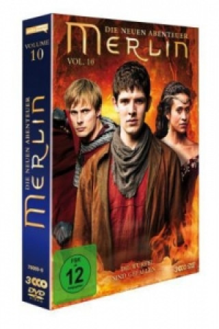 Video Die neuen Abenteuer von Merlin. Staffel.10, 3 DVDs Colin Morgan