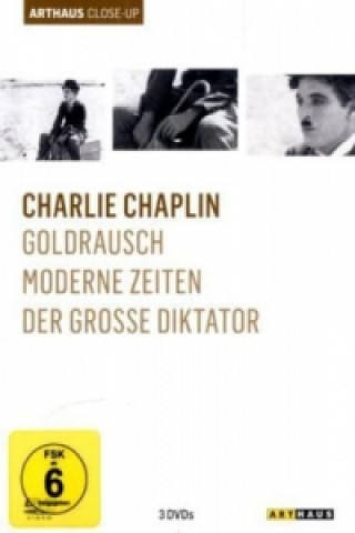 Video Charlie Chaplin, 3 DVDs Willard Nico