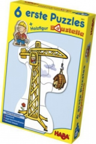 Gioco/giocattolo 6 Erste Puzzles, Baustelle (Kinderpuzzle) 