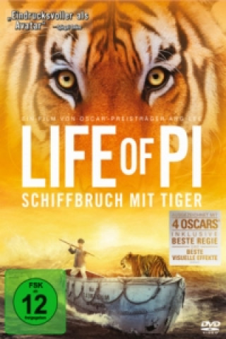 Filmek Life of Pi - Schiffbruch mit Tiger, 1 DVD Ang Lee