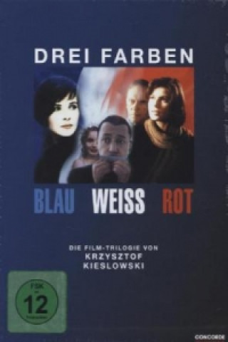 Video Drei Farben: Blau / Weiß / Rot, 3 DVDs Krzysztof Kieslowski