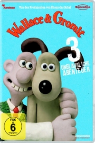 Videoclip Wallace & Gromit, 3 unglaubliche Abenteuer, DVD Nick Park