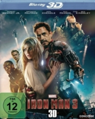 Video Iron Man 3 3D, 1 Blu-ray Shane Black