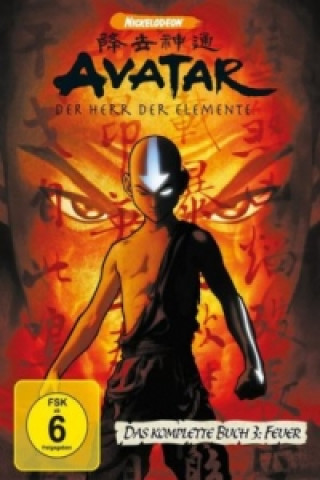 Filmek Avatar, Der Herr der Elemente, Das komplette Buch 3: Feuer, 4 DVDs 