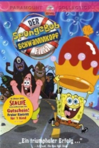 Videoclip SpongeBob Schwammkopf, Der Film, 1 DVD, dtsch., engl. u. holländ.  Version Stephen Hillenburg