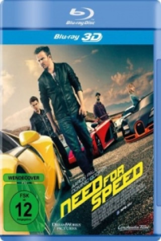 Video Need for Speed 3D, 1 Blu-ray Paul Rubell