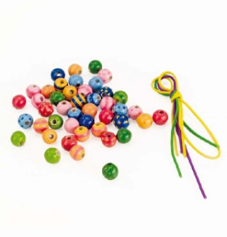 Joc / Jucărie 44 Perlen mit 3 Bändern 