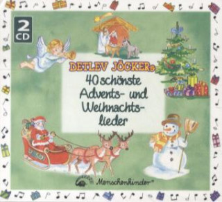 Audio Detlev Jöckers 40 schönste Advents- und Weihnachtslieder, 2 Audio-CDs Detlev Jöcker