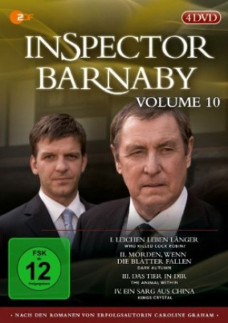 Video Inspector Barnaby. Vol.10, 4 DVDs John Nettles