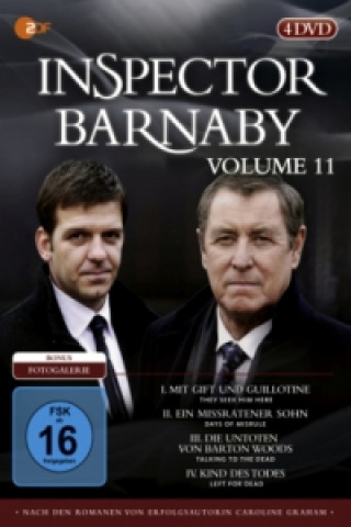 Videoclip Inspector Barnaby. Vol.11, 4 DVDs John Nettles