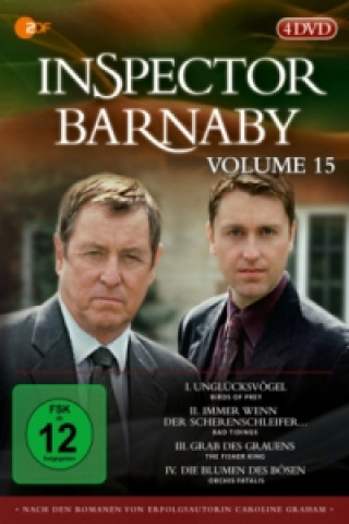 Videoclip Inspector Barnaby. Vol.15, 4 DVDs John Nettles