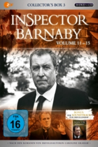 Videoclip Inspector Barnaby. Box.3, 20 DVDs + 1 Audio-CD (Collector's Box) John Nettles
