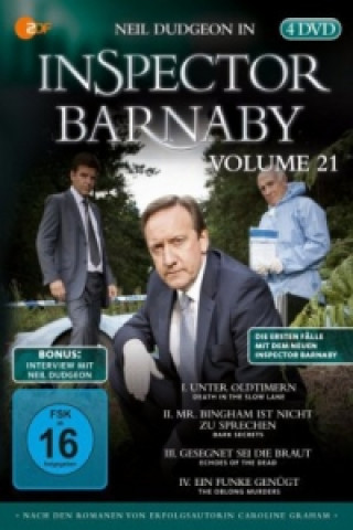 Video Inspector Barnaby. Vol.21, 4 DVDs John Nettles