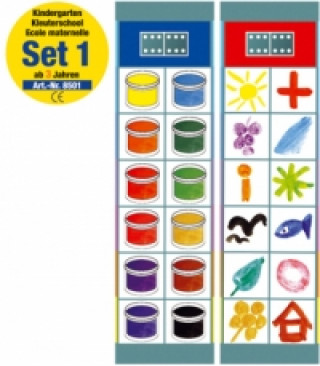 Game/Toy Flocards Kindergarten (Lernspiel). Set.1 