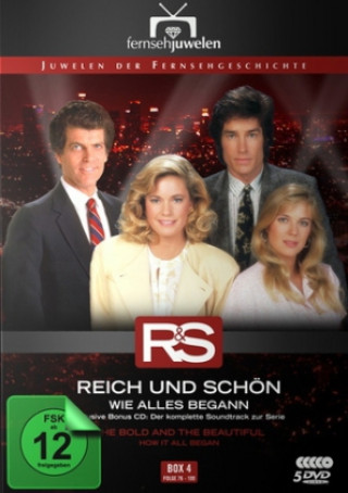 Video Reich und Schön - Wie alles begann (Folge 76-100). Box.4, 4 DVDs u. 1 Audio CD Katherine Kelly Lang