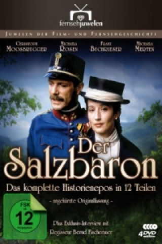 Videoclip Der Salzbaron - Der komplette Historien-Mehrteiler. Tl.1-13, 4 DVDs Bernd Fischerauer