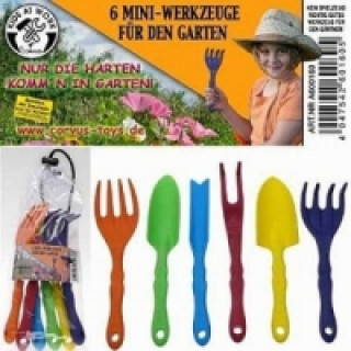 Joc / Jucărie Gartenwerkzeuge mini bunt 6er-Set 