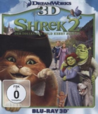 Videoclip Shrek 2 - Der tollkühne Held kehrt zurück 3D, 1 Blu-ray Sim Evan-Jones