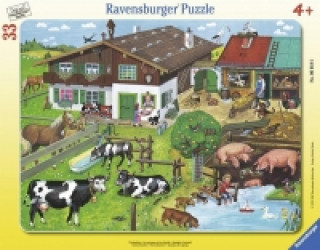 Gioco/giocattolo Tierfamilien (Rahmenpuzzle) Günther Marks