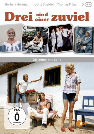 Videoclip Drei sind einer zuviel - Die komplette Serie, 2 DVDs Inga Sauer