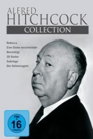 Video Alfred Hitchcock Collection 6 Filme, 3 DVDs Alfred Hitchcock