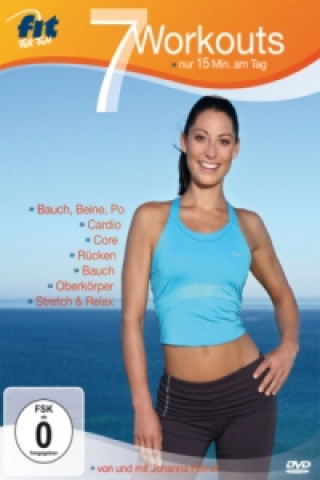 Video 7 Workouts - nur 15 Min. am Tag, 1 DVD Johanna Fellner