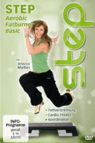 Filmek Step Aerobic Fatburner basic, 1 DVD Jessica Mellet