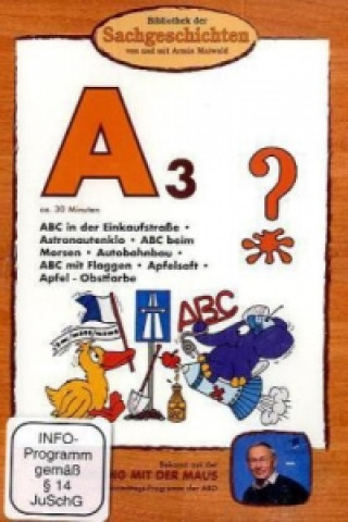 Video Bibliothek der Sachgeschichten - A3, Astronautenklo, Autobahnbau, ABC, Apfelsaft, 1 DVD Armin Maiwald