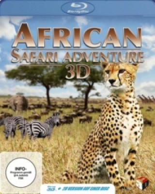 Filmek African Safari Adventure 3D, 1 Blu-ray 