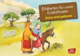 Gra/Zabawka Jesus wird geboren. Kamishibai Bildkartenset Petra Lefin