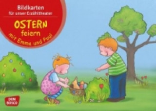 Game/Toy Ostern feiern mit Emma und Paul, Kamishibai Bildkartenset Monika Lehner