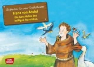 Játék Franz von Assisi - Die Geschichte des heiligen Franziskus, Kamishibai Bildkartenset Bettina Herrmann