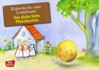Játék Der dicke fette Pfannkuchen. Kamishibai Bildkartenset Petra Lefin