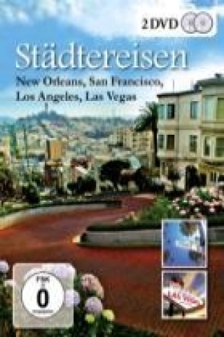 Video Städtereisen - New Orleans, San Francisco, Los Angeles, Las Vegas, 2 DVDs Various