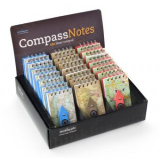Kniha Compass Notes Sortiment mit Display 