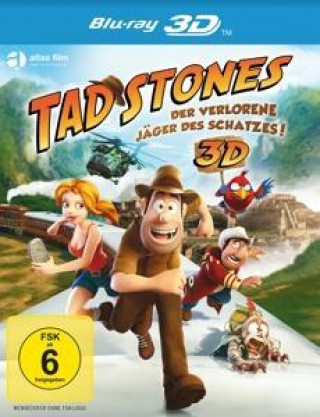 Video Tad Stones - Der verlorene Jäger des Schatzes! 3D, 1 Blu-ray Alexander Adams