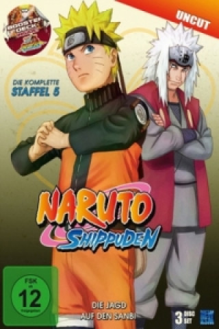 Video Naruto Shippuden. Staffel.5, 3 DVDs Yuuki Arie