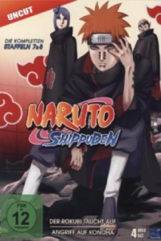 Filmek Naruto Shippuden. Staffel.7+8, 4 DVDs Yuuki Arie
