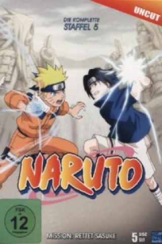 Filmek Naruto - Mission: Rettet Sasuke, 5 DVDs 