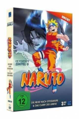 Videoclip Naruto - Die Reise nach Otogakure & Das Curry des Lebens - Staffel 6: Folge 136-157, 3 DVDs Seiji Morita