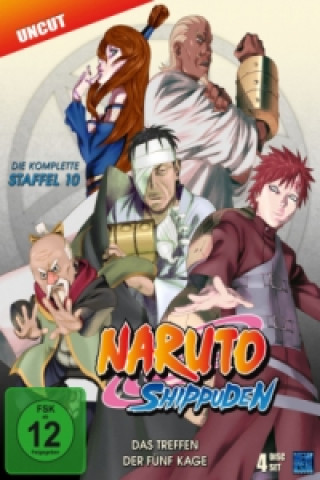 Filmek Naruto Shippuden. Staffel.10, 4 DVDs Hayato Date