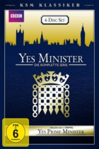 Video Yes Minister / Yes, Prime Minister, 6 DVDs Sydney Lotterby