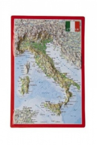 Joc / Jucărie Italia, Reliefpostkarte. Italy André Markgraf