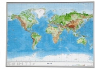 Drucksachen Welt, Reliefkarte, Groß André Markgraf