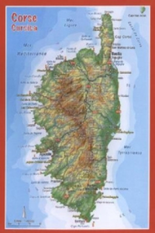 Hra/Hračka Korsika, Reliefpostkarte. Corsica André Markgraf